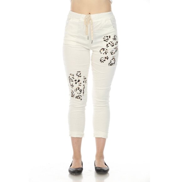 Off-White Cheetah Detail stretchable pant with Pockets - Picture 2 of 4